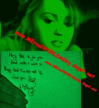  - My autograph from Miley Cyrus