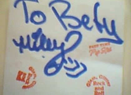 to bety - autographs