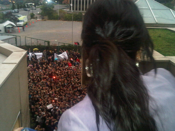 Outside my hotel..TE AMO CHILE!!