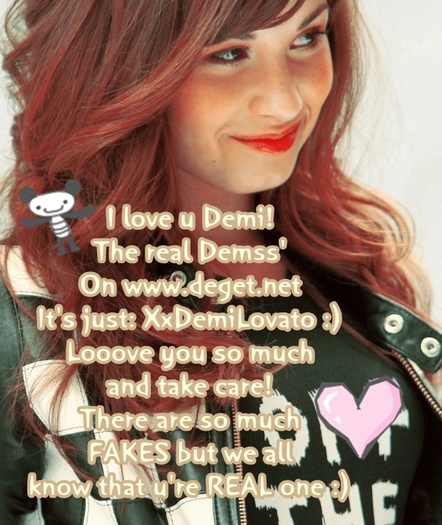 For u Demzz 3 - The real Demi_OMG I love u