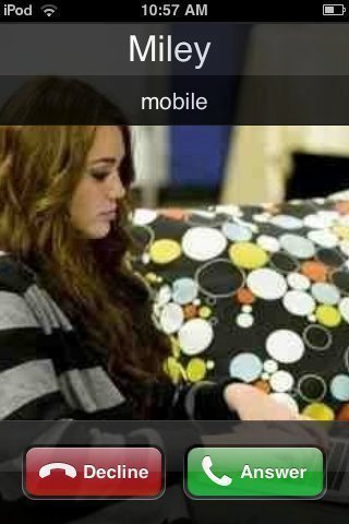 Miley calling:))