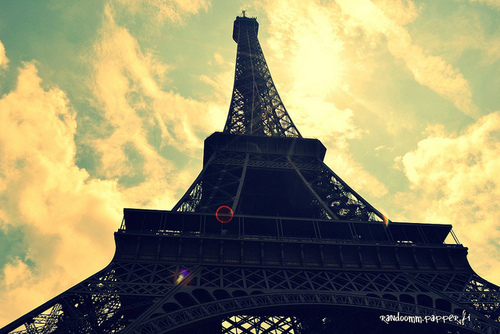 LoL. Even though I live in Paris, I didn't ever visited Eiffel Tower.