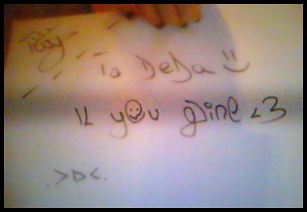 To DeDa <3 IL you so much !! :)
