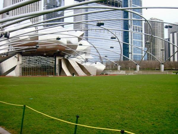 Green Lawn of the Pavilion