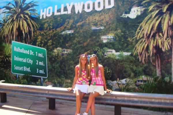 At Universal Studios in Hollywood! - We me and Becky