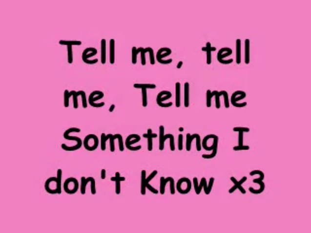 Selena Gomez Tell Me Something I don\'t know Lyrics  (20)