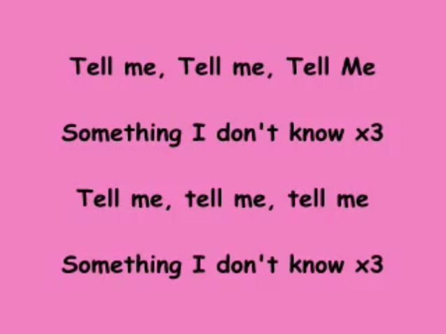 Selena Gomez Tell Me Something I don\'t know Lyrics  (17)