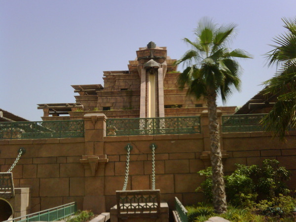 This Slide is called - Leap of Faith, Goes Straight down! So scary, but fun! - Atlantis