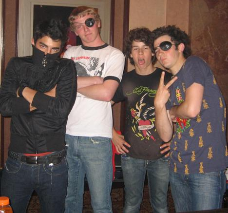 Jonas Brothers being gangsta rare