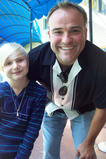 Me and David Deluise - Wizards of Waverly Place