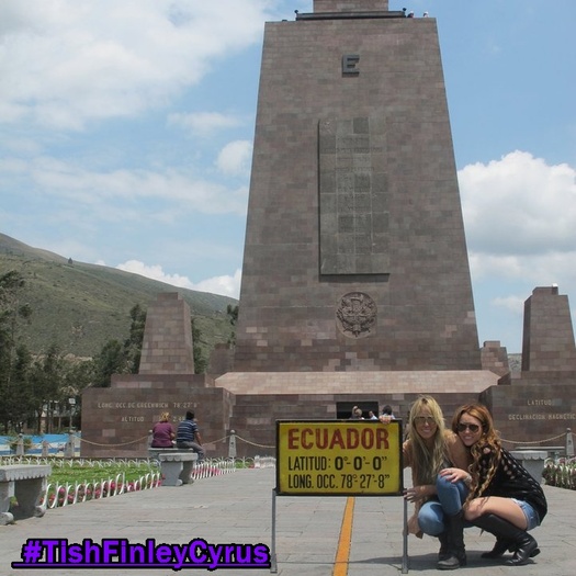 # Miley and me in Ecuador  (: :( - x-Ecuador-With-Miley-x