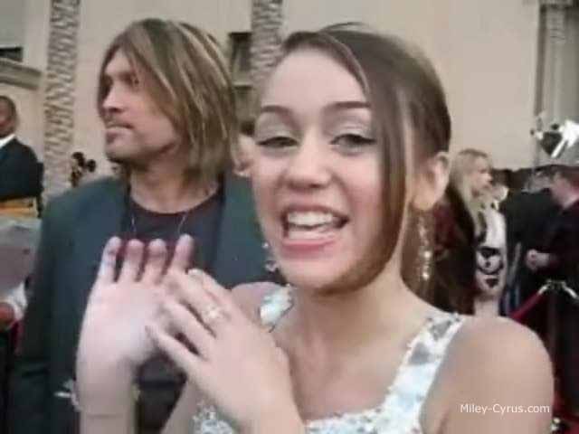 Miley (10) - Miley Cyrus - Bop TV AMAs Red Carpet - November 21st 2006 Screencaptures