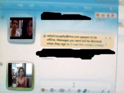 I protect my conversation with sele for all gossip sites...with sele at web - With friends at web-cam