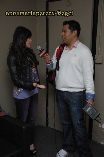 interviewed by Ernie D of Radio Disney