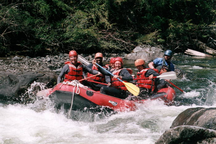 Whistler - White Water Rafting - one of the best parts of the trip