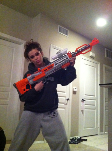 Like our new toys :) dont mess with us