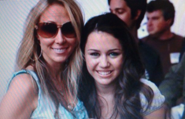 Miley and tish(her mom)