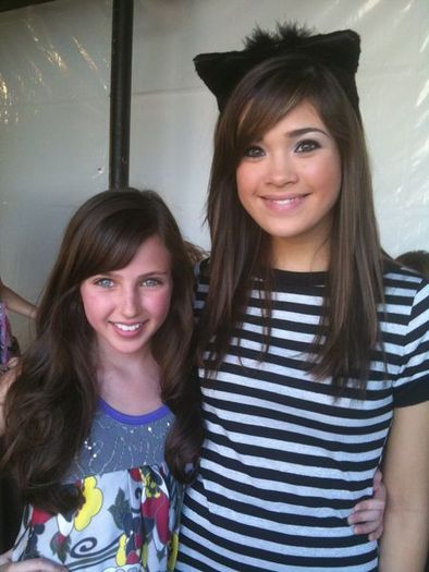 Me and Nicole Anderson - Me with stars