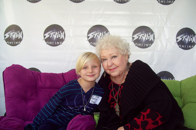 Me and Estelle Harris - she was `Muriel`
