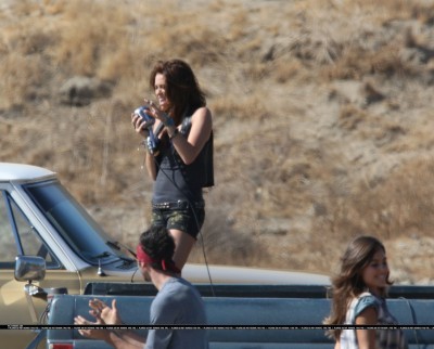 Party In The USA On Set September 12 2009