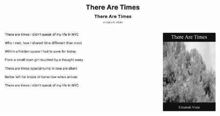 There Are Times - EVitale Writings with Photos Writing World