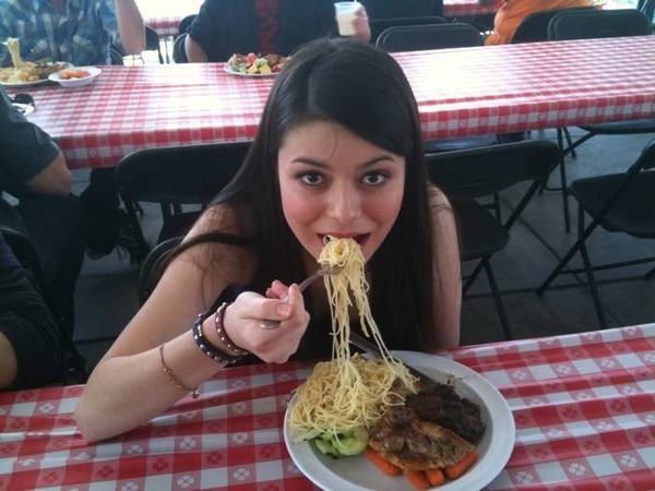 spaghetti - at canteen