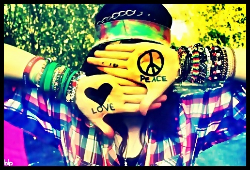 x Love and Peace with her