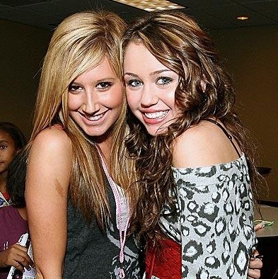 1 - ASHLEY TISDALE AND MILEY CYRUS