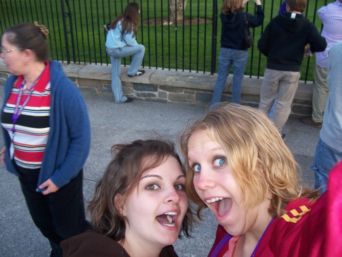 long time ago 094; me and carole in front of the white house!
