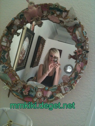 The mirror in the bathroom :]