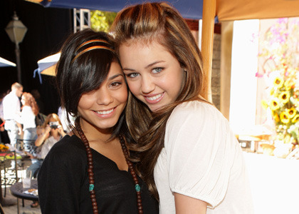 Miley Cyrus and Vanessa Hudgens