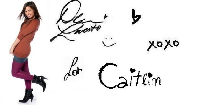 Special Autograph - 4 Caitlin