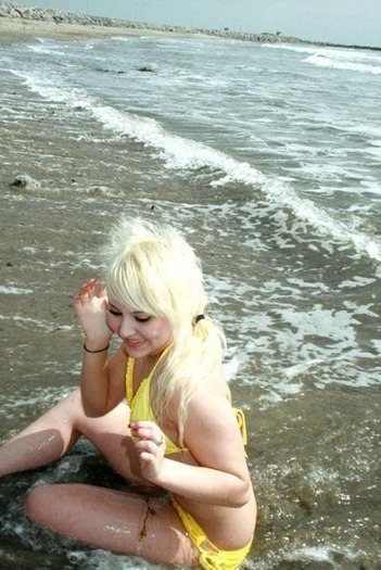 on the beach - My BaBy-Katie