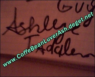 my autograph again