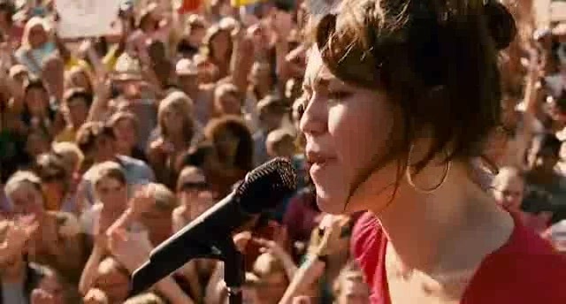 miley ray cyrus (20) - miley cyrus in hannah montana the movie singing the climb