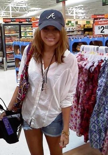 Miley in WalMart