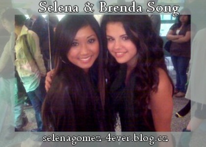 Selena Gomez and Brenda Song