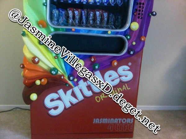 Look what\'s engraved at the bottom right of my @Skittles machine! Shoutout to @Skittles for hooking