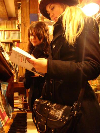 Shakespeare and Co. bookstore. Emilee\'s favorite.