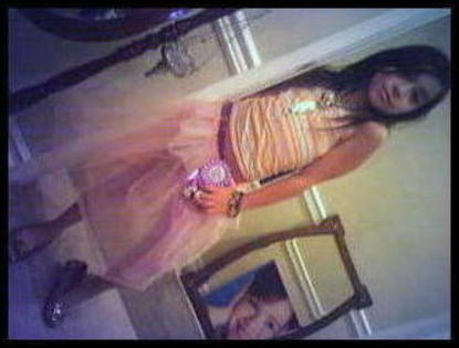 me dressing up in my old princess costume