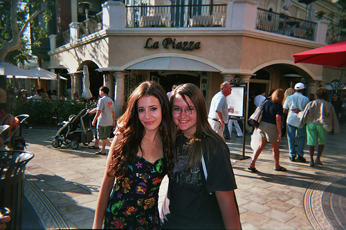 me and Tiffany Giardina - Another Cinderella Story Premiere