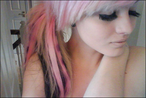 My pink hair :p