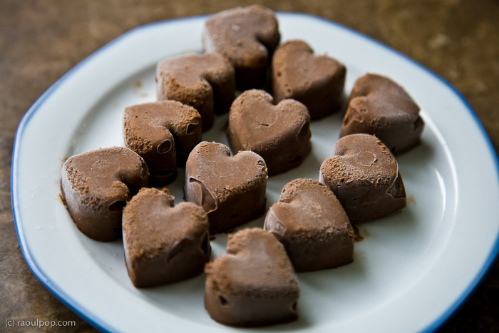 Hearts chocolate