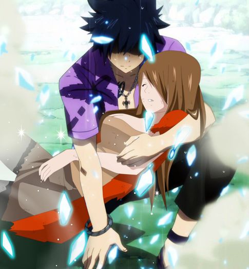 Gray_saving_Emma - 1st Fairy Tail Character