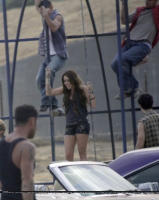 Party In The USA - On Set September 11 2009