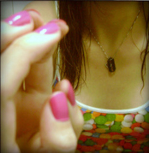 my nails pink