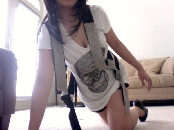 Outfitted of the Day. Rocking my Kimberly Ovitz Vest. It\'s so heavy though. I feel like I\'m wearin