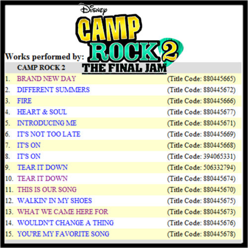 the final jam - camp rock the final jam