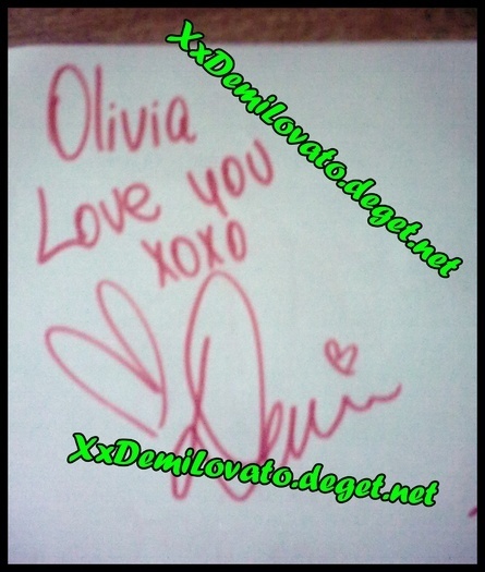 Thank you Demmmzz <33 - My Autographs xD