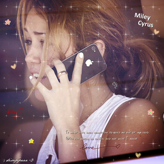> Millz Cyrus < xD - x Talking at the phone x